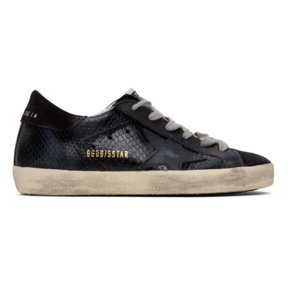 Golden Goose Black Python Superstar Sneakers - image 1